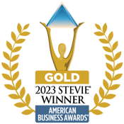 American Business Awards Stevie Winner 2023_Gold_Winner badge