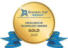 Brandon Hall Group Gold-TECH-Award badge